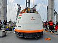 Gaganyaan TV-D1 successfully secured on deck 03
