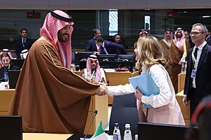 Giorgia Meloni at the EU-Gulf Cooperation Council Summit (05)