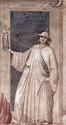 Giotto di Bondone - No. 49 The Seven Vices - Infidelity - WGA09276