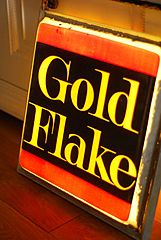 Gold flake lightbox