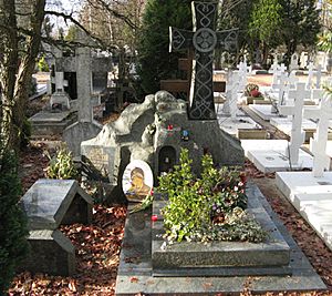 Gravestone of Andrei Tarkovsky 2007