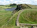 Hadrian's Wall and Highshield Crags - geograph.org.uk - 1410581