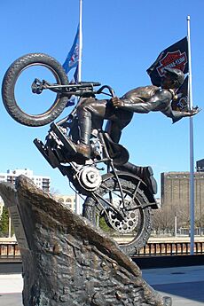 Harley-Davidson Museum statue