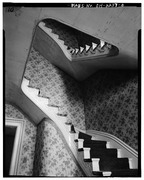INTERIOR, STAIRWAY - Benjamin Wade House, 22 Jefferson Street, Jefferson, Ashtabula County, OH HABS OHIO,4-JEF,3-6