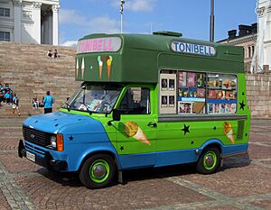 Ice cream van, Helsinki (Helsingfors)
