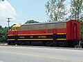 Kansas City Southern locomotive in Decatur, AR