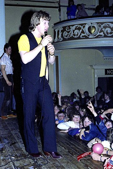 Keith Chegwin at a stage 1980s