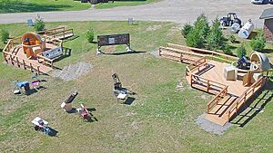 Killarney Provincial Park Observatory Complex from Above