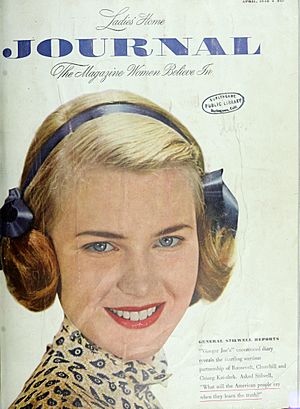 Ladies' Home Journal, April 1948 - Cover design by Dawn Crowell