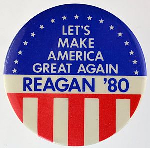 Let's Make America Great Again button