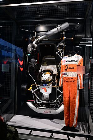 Lewis Hamilton Karting Display at Formula 1 Exhibition, London