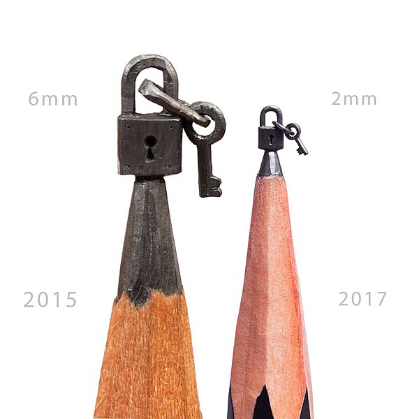 Lock and Key microsculptures