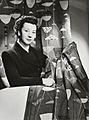 Lucienne Day in New York with Calyx (1951), 1952