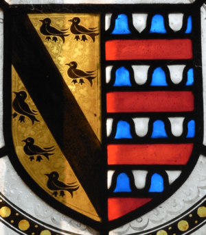 Luttrell Impaling Beaumont DunsterChurch Somerset