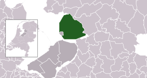 Map - NL - Municipality code 0171 (2009)