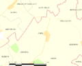 Map commune FR insee code 80314