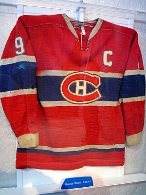 Maurice Richard jersey