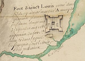 Moose Factory rebaptisé Fort St-Louis après sa capture par les Français en 1686