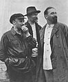 Nikolai Bukharin Ivan Skvortsov-Stepanov Lev Karakhan