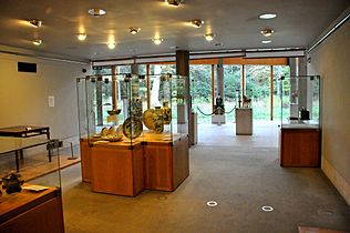 One of the halls of the Burrell Collection, Glasgow, UK