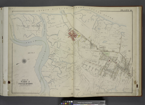 Part of Ward 3. (Map bound by Little Fresh Kills, Richmond Turnpike, Burying Hill Road, Cannon Ave (Lexington Ave), Burke Ave, Linoleum Ave (Penn Ave), Decker Ave, Watson Ave, Pearson St NYPL1646261f