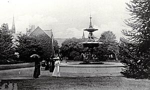 Peacock Fountain (first location)
