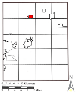 Location within Portage County