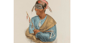 Potawatomi Chief Me-No-Quet Monoquet Menoquet of the Tippecanoe Kosciusko County Indiana Natice Americans.png