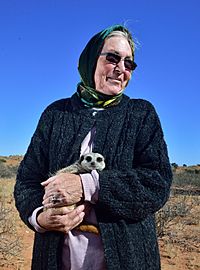 Prof. Anne Rasa, Kalahari Trails, Red Dune Route, Northern Cape, South Africa.jpg