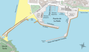 Puerto de Tarifa plano 2018
