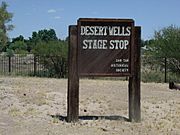 Queen Creek-Desert Wells Stage Stop Marker
