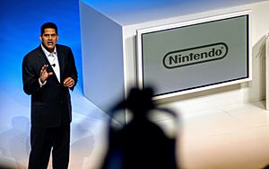 Reggie Fils-Aimé, en la conferencia de Nintendo del E3 2009