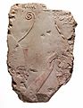 Relief Fragment Depicting Atum and Hatshepsut MET DP116039