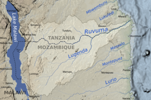 Ruvuma River basin map.svg