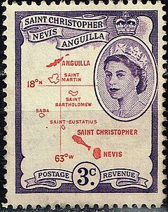 Saint Christopher-Nevis-Anguilla stamp