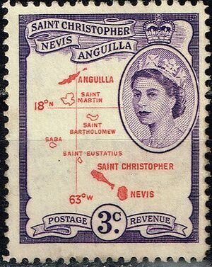 Saint Christopher-Nevis-Anguilla stamp