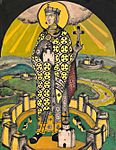 Saint Olga by Nicholas Roerich - 1915
