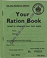 Sample UK Childs Ration Book WW2