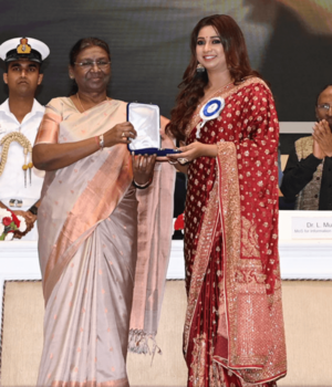 Shreya Ghoshal at 69th National Film awards (cropped)