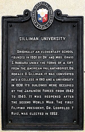 Silliman University historical marker