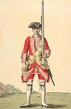 Soldier of 22nd regiment 1742