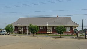 Southern Indiana Railroad Freighthouse in Seymour