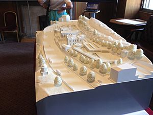St. Mary's School, Edinburgh model of proposed new site 01