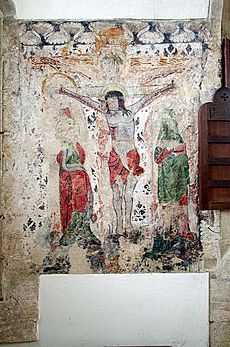 St Laurence, Combe, Oxon - Wall painting - geograph.org.uk - 1625088
