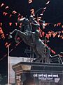 Statue of Rani Avanti Bai, in bus stand of Balaghat district , Madhya Pradesh (cropped)