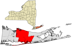 Location in Suffolk County