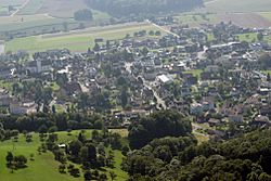 Switzerland triengen aerial photo centre