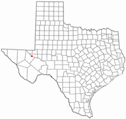Location of Barstow, Texas