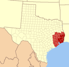 Texas Map-SETX