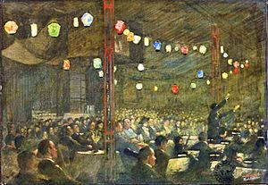 The Gala Performance - 'the Mikado' at the Theatre of the British Civilian Pow Camp, Ruhleben, Germany Art.IWMART6173